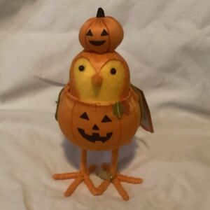 Halloween Pumpkin Bird